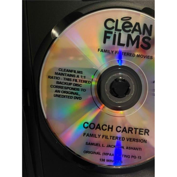 Rare Coach Carter DVD, Orginal DVD but Also Second DVD From CleanFilms Edited - Picture 3 of 8